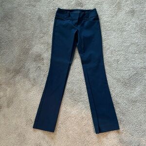 The Limited Exact Stretch dress pants in navy blue